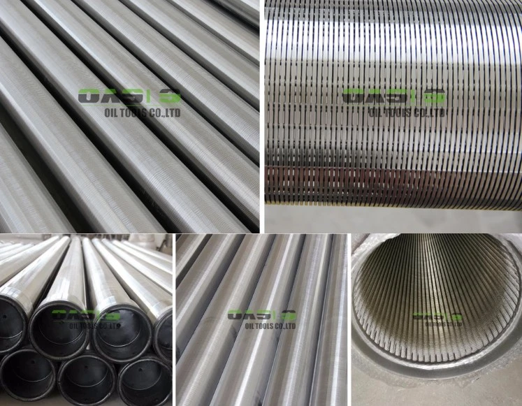 High Quality Stainless Steel Wedge Wire Wrapped V Shape Well Screen for Water or Oil Well