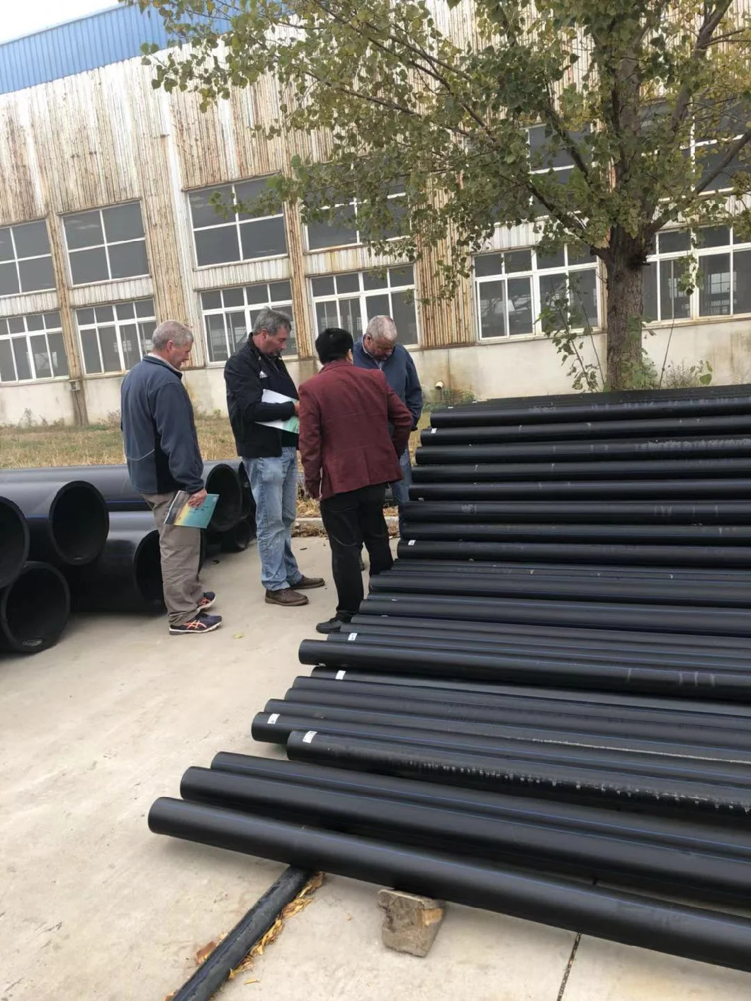 Dn 90mm HDPE Slotted Water Pipe