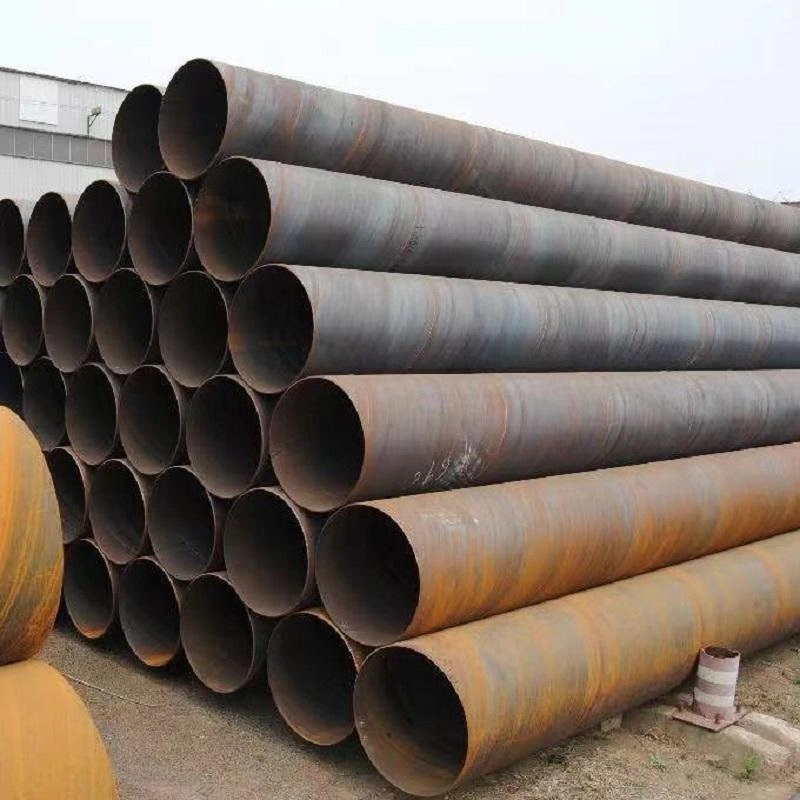 S275j0 6mm-20mm Thick API 5L X42 X52 X56 X60 Steel Pipe SSAW Welded Spiral Steel Pipe Used for Water Well Casing Pipe Factory Price