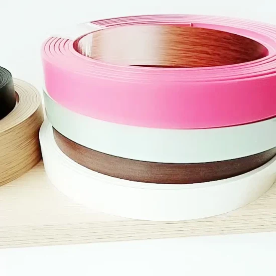 Fornecimento de fábrica de Xangai Fitas de borda de PVC de madeira de carvalho bem vendidas para acessórios de cozinha