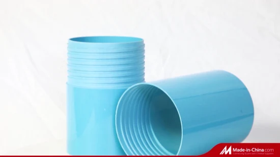 Tubo de revestimento de poço de água de poço de PVC Erikeke Brand Thread Split-Casing Pipe for Drink Water Perfuring Pipe Supplier