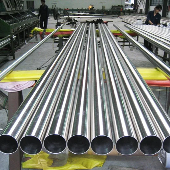 Tubo de aço inoxidável soldado ASTM 304L preço tubo sanitário/tubo de aço inoxidável