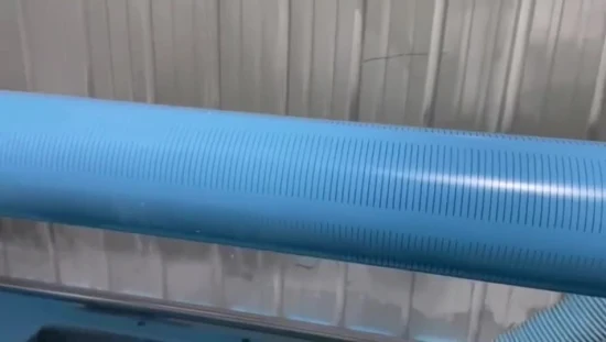 Tubo de plástico Tubo UPVC para poço/tubo de tela com fenda/tubo de revestimento para águas profundas com extremidade em sino cor azul 110-355 mm